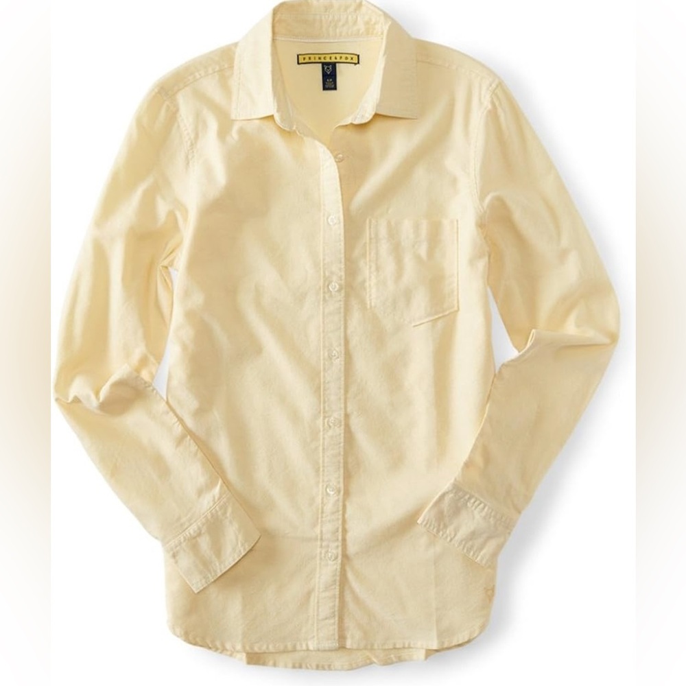 Aeropostale Women's Oxford Button-Up Shirt - Prince & Fox Collection